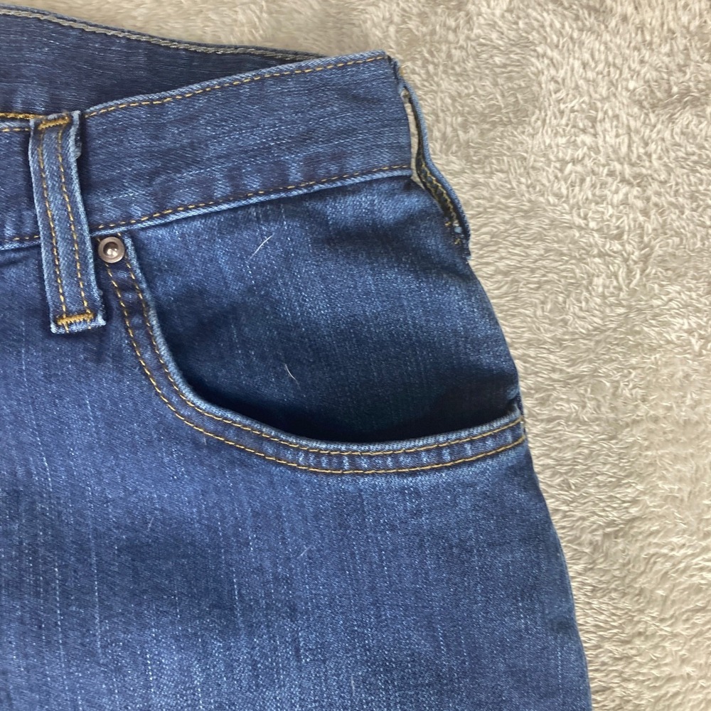 Carhartt Rugged Flex Relaxed Fit Jeans Mens 30x30 Dark Wash Blue Work BD2804-M - Picture 4 of 16